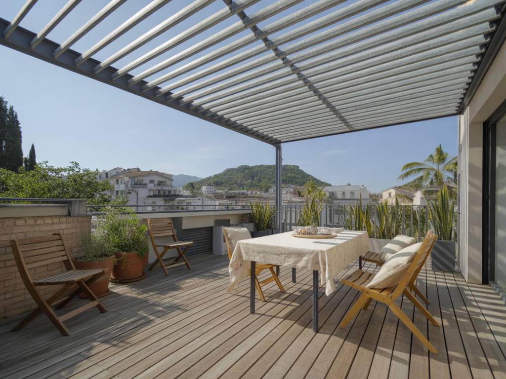 Brise-soleil aluminium orientable : solution efficace pour contrôler la chaleur et la luminosité